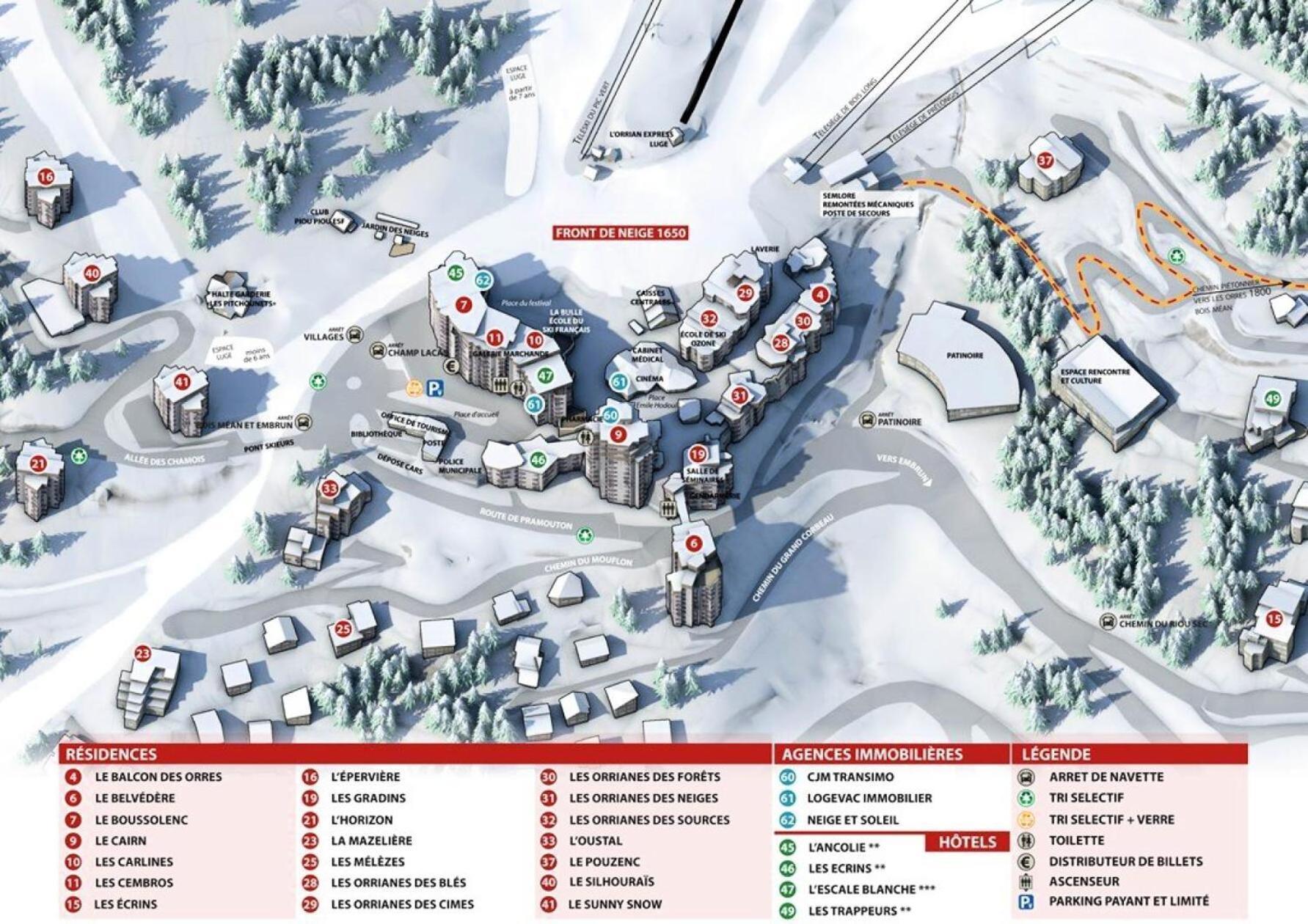 Residence Orr Des Neiges - Studio 2 Personnes Coeur De Station Refait A Neuf Mae-6644 Les Orres Bagian luar foto